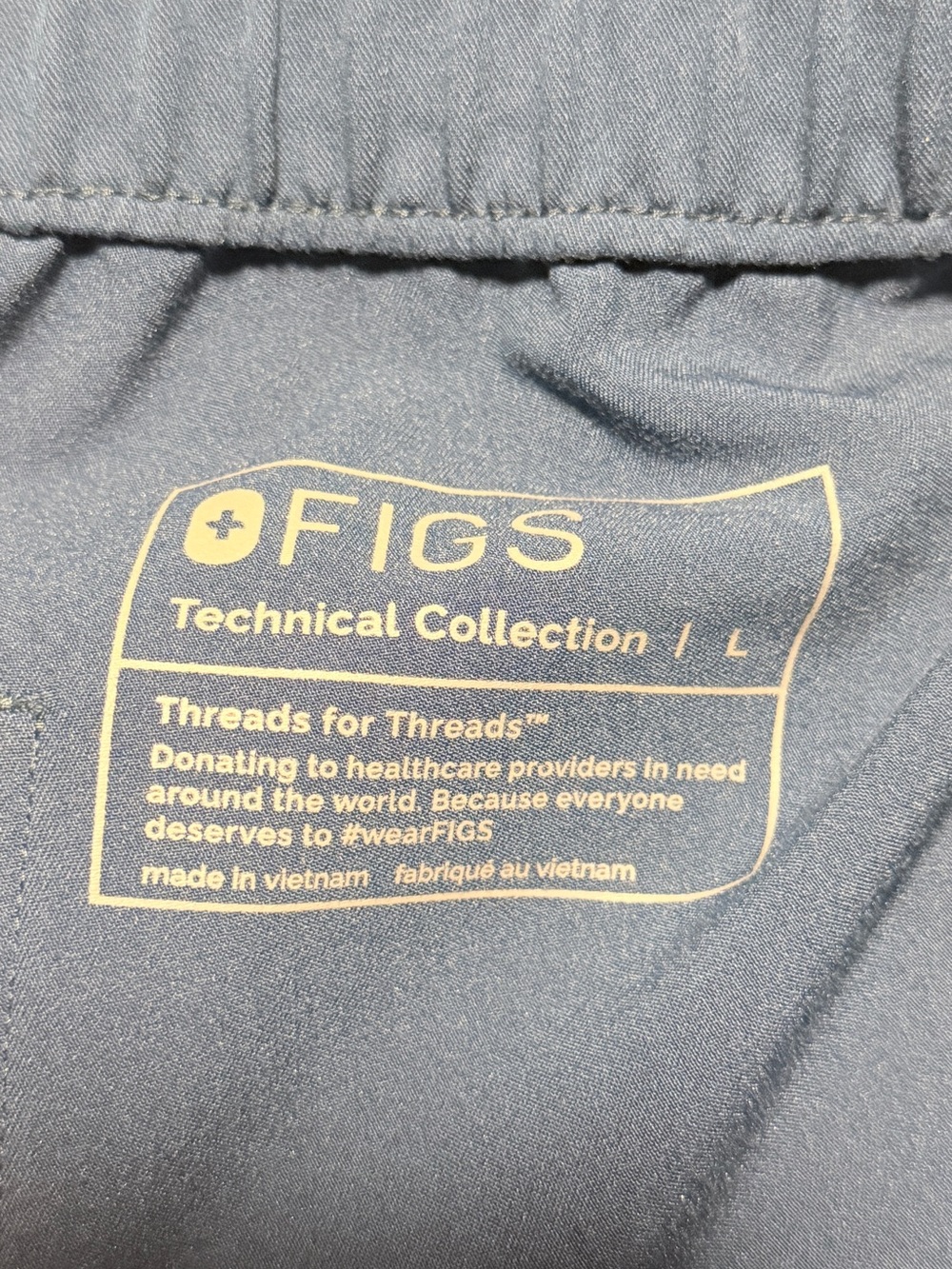 Figs Cairo Cargo Straight Leg Pants Size Large Deep Ref PO# 5667 - Picture 5 of 6